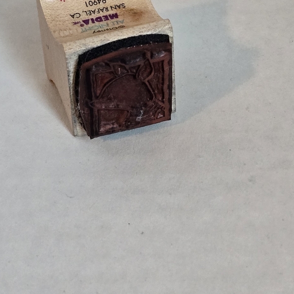 Piglet Picture wood mounted Rubber Stamp from All Night Media Disney . Vintage, - Picture 5 of 6